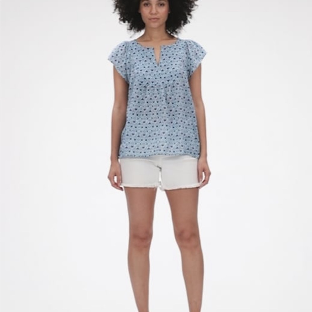 Gap Bib-Front Print Flutter Sleeve Too - image 4